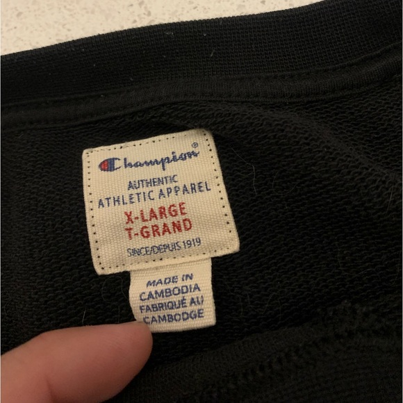 Vintage old washed champion crewneck XL - Picture 4 of 5